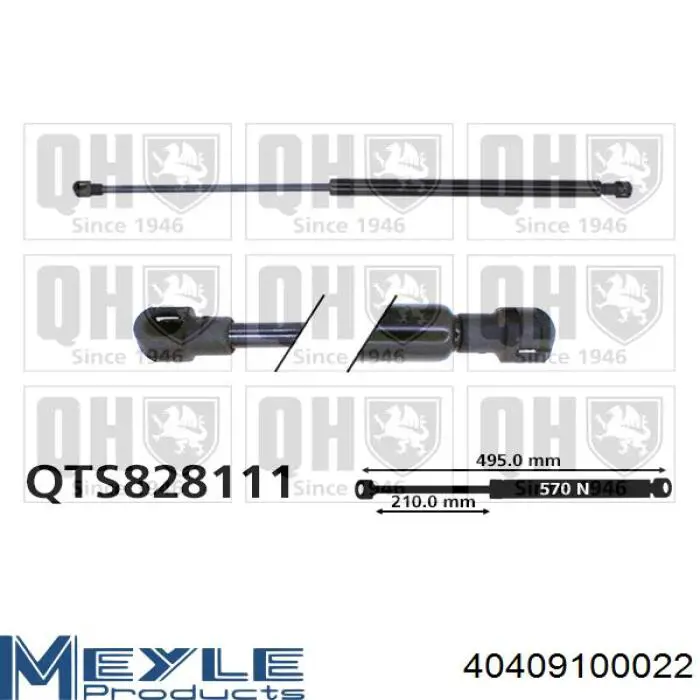 Амортизатор задней двери Hart 811231 цена, от 9.25 USD