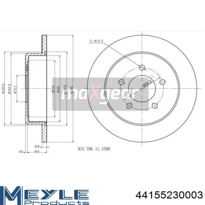 Задний тормозной диск ABS 18199 цена, от 16.05 USD