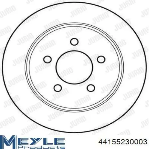 Тормозные диски 4721023AD Chrysler