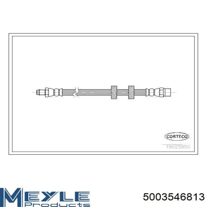 Купить FT4685 K&K Шланг тормозной передний
