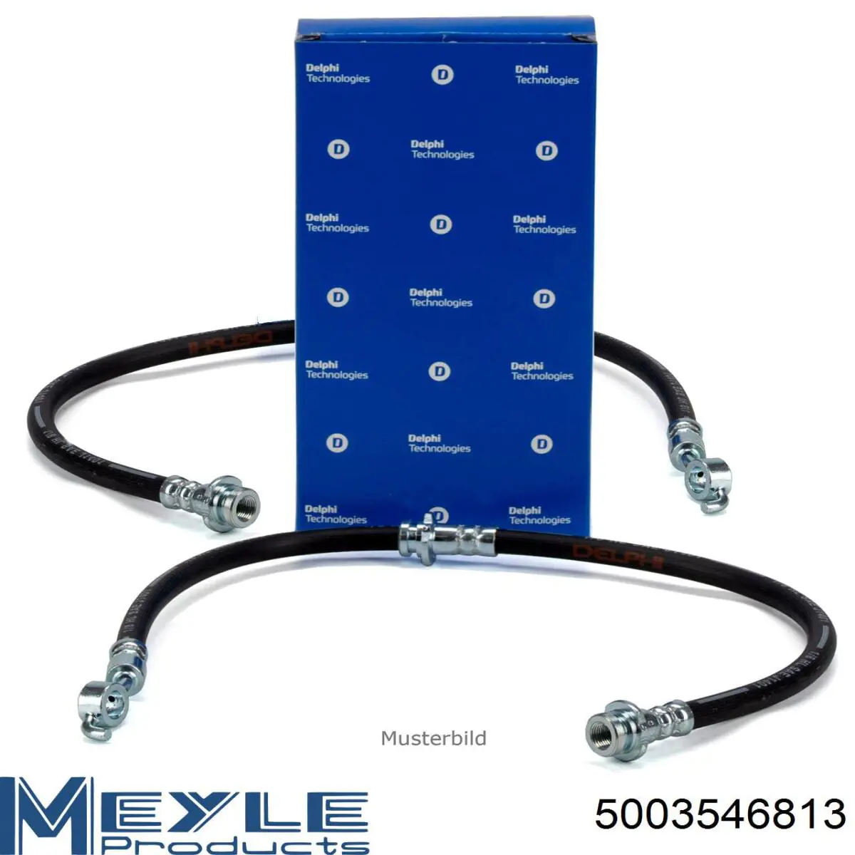 Шланг тормозной передний FT4685 K&K