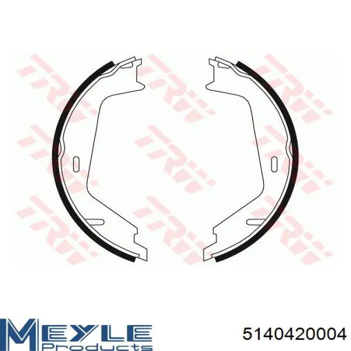 Купить 30634551 Volvo Колодки ручника/стояночного тормоза