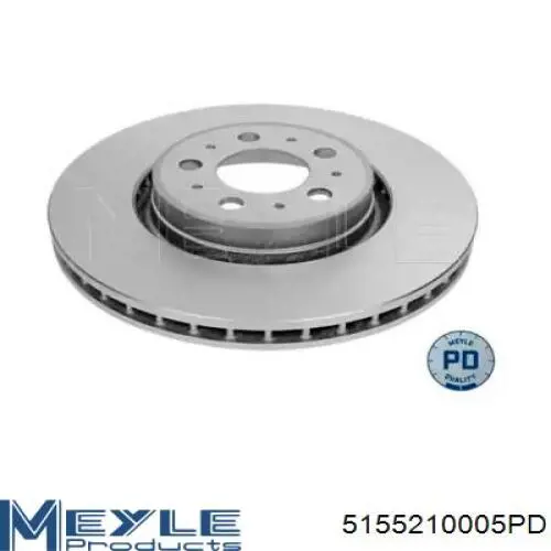 5155210005PD Meyle диск тормозной передний