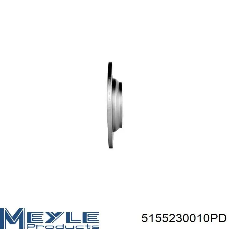 Задний тормозной диск Meyle 5155230010PD цена, от 67.52 USD