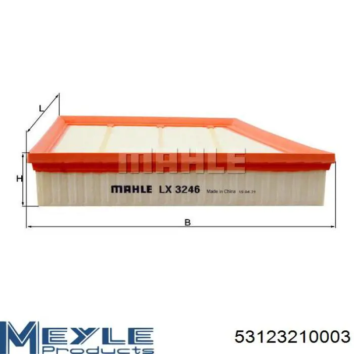 Фильтр воздушный Mfilter K7127