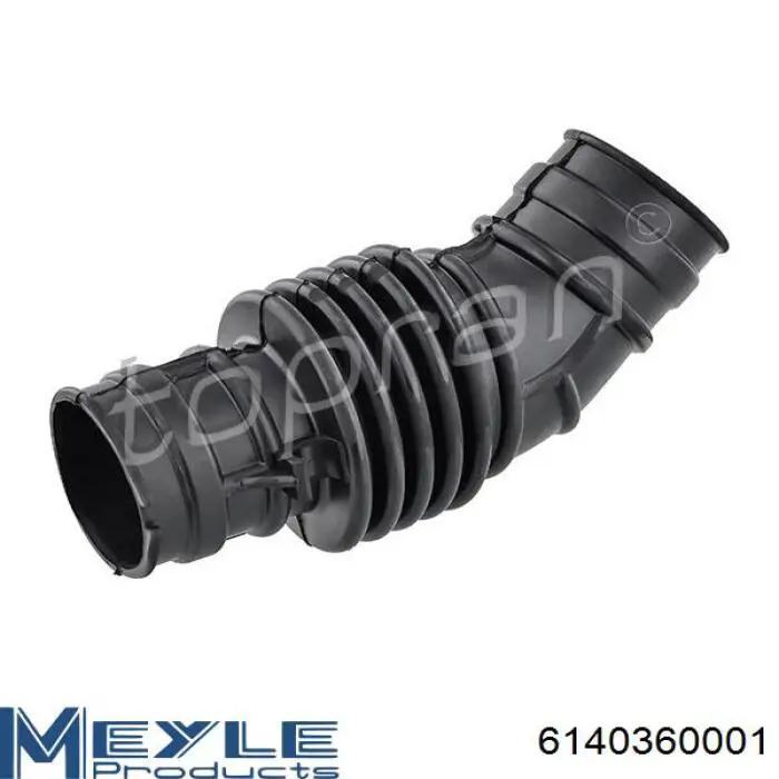 Tubo flexible de aspiración, salida del filtro de aire 6140360001 Meyle
