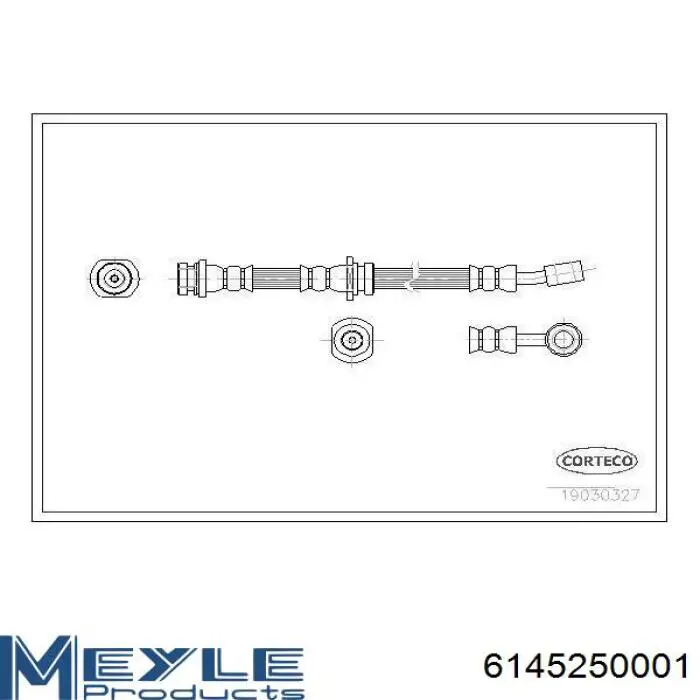 Шланг тормозной передний Suzuki 5155083E00