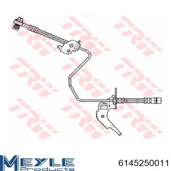 Купить SL5693 ABS Шланг тормозной задний правый