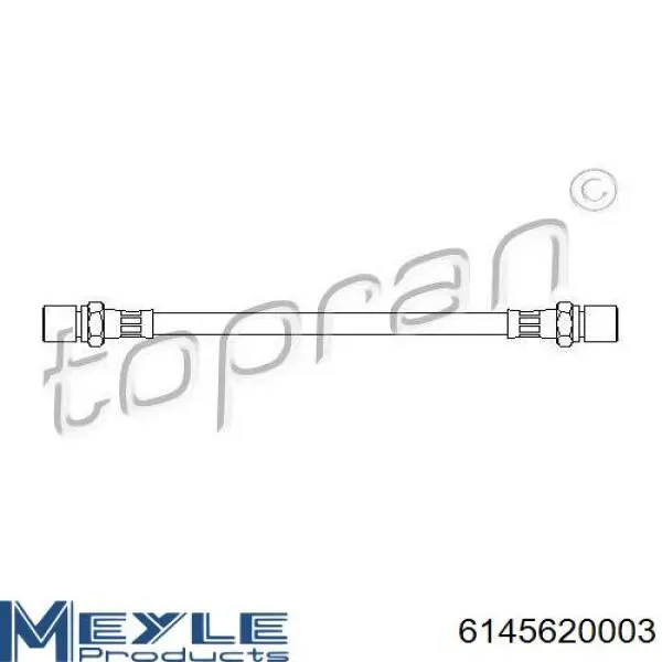 Шланг тормозной передний 6145620003 Meyle