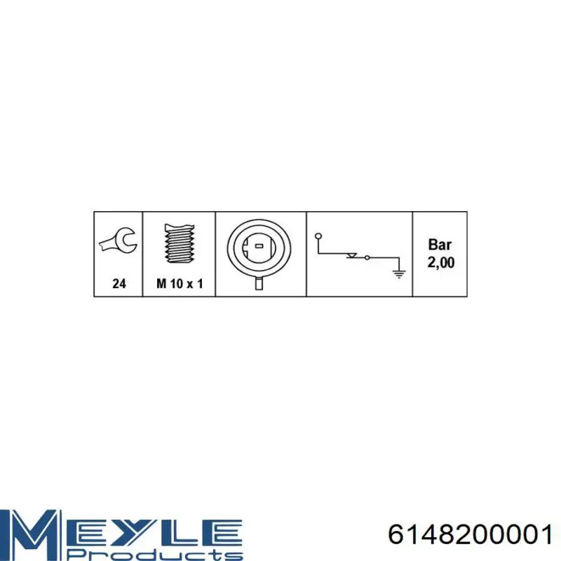 Купить 68096437AA Fiat/Alfa/Lancia Датчик давления масла