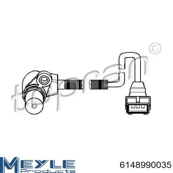 Sensor de posición del cigüeñal 6148990035 Meyle