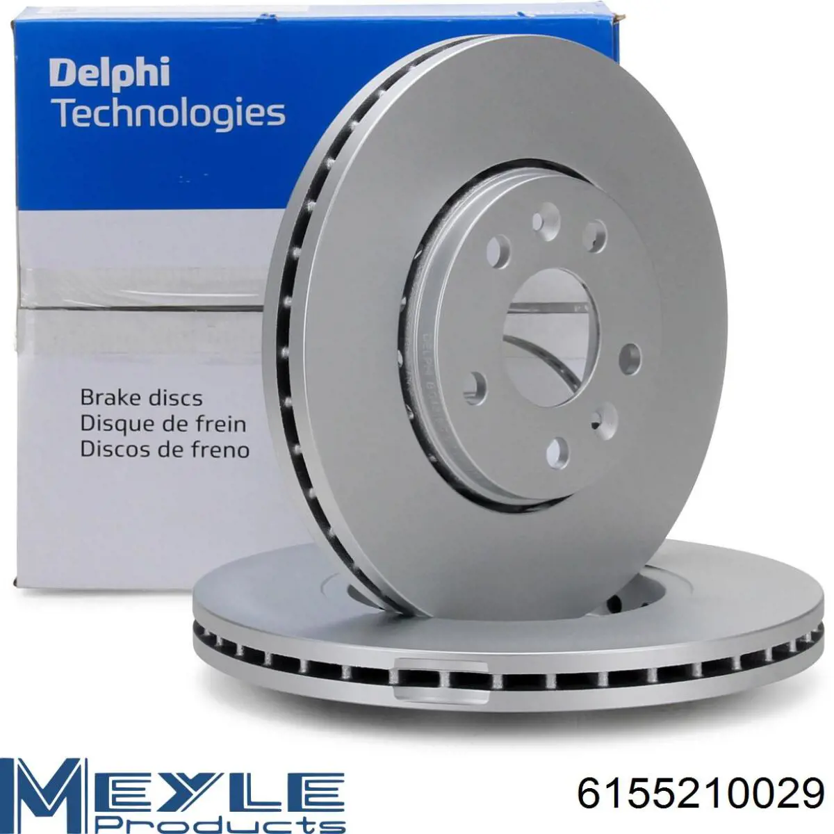 Disco do freio dianteiro 8660003955 Renault (RVI)