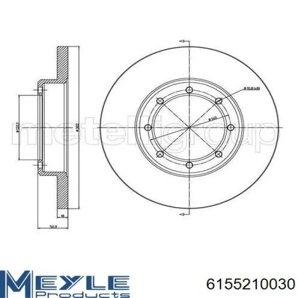Тормозные диски 192012 Maxgear