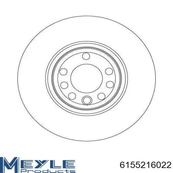 Передний тормозной диск Opel 95526652