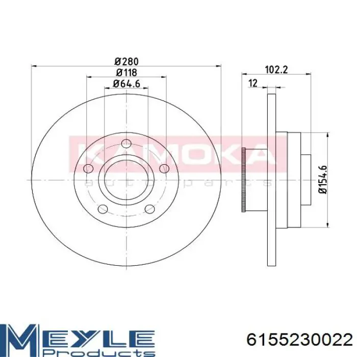 RT3228BS Rotinger Дисковый тормоз