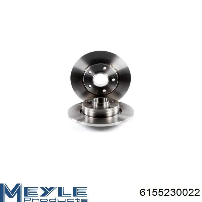 Купить 6155230022 Meyle Диск тормозной задний