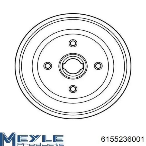 Тормозной барабан 90135504 Opel
