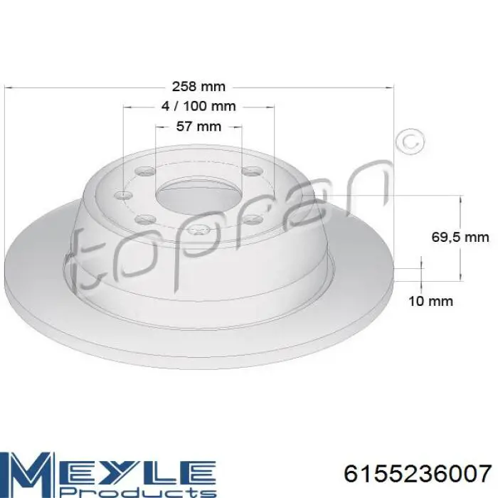 Задний тормозной диск Starline PB1282 цена, от 24.87 USD