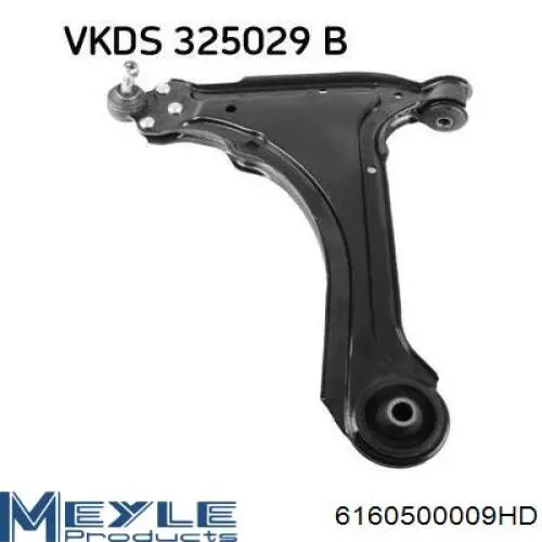 Левый рычаг передней нижней подвески Meyle 6160500009HD цена, от 37.86 USD