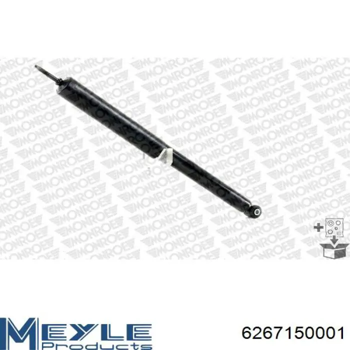 Стойка амортизатора задняя Meyle 6267150001 цена, от 21.60 USD