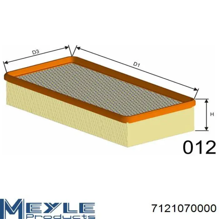 Воздушный фильтр LX798 Mahle Original