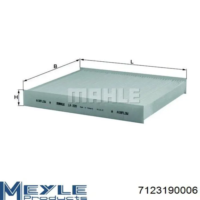 Фильтр салона BCF192 Magneti Marelli