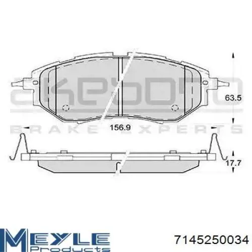 Шланг тормозной передний Maxgear 520453