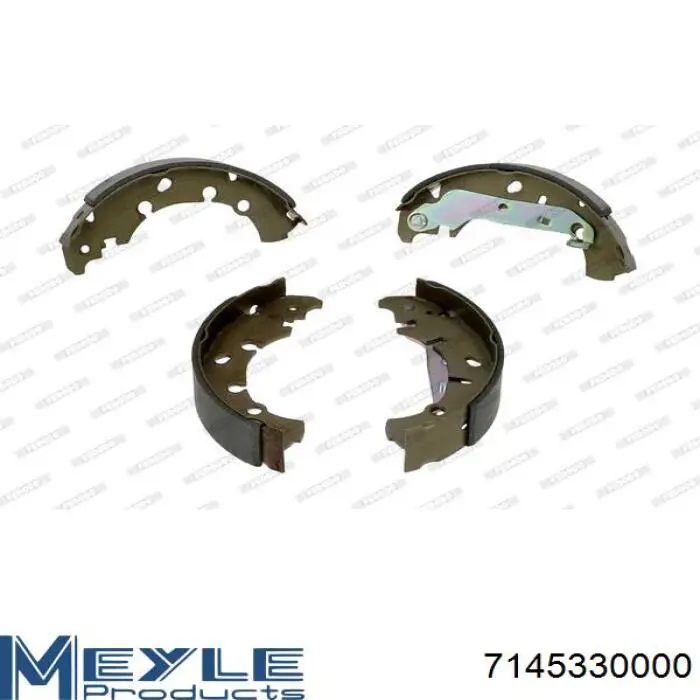 Купить 7145330000 Meyle Задние барабанные тормозные колодки