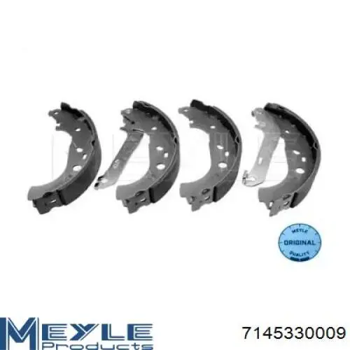 Купить 986487810 Bosch Задние барабанные тормозные колодки