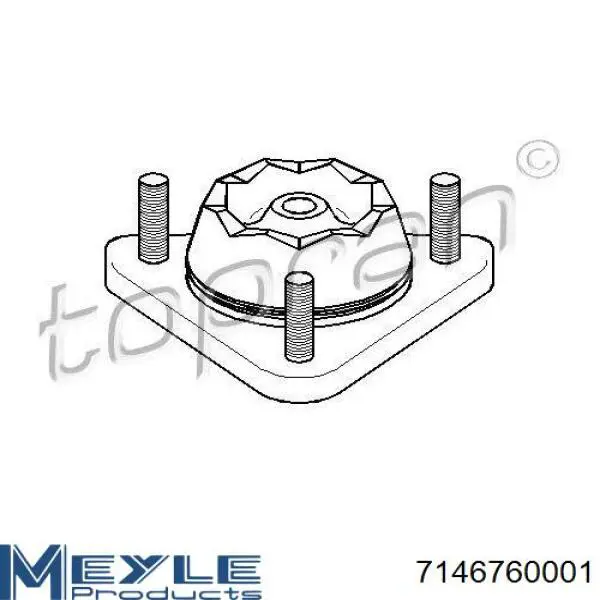 Опора переднего амортизатора RC02062 Raiso