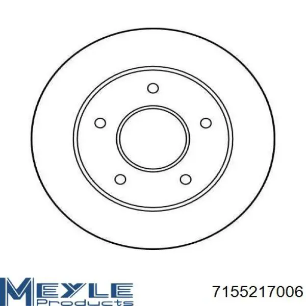Передний тормозной диск Ford 1629476