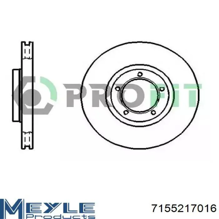 1514234 Ford Диск тормозной передний