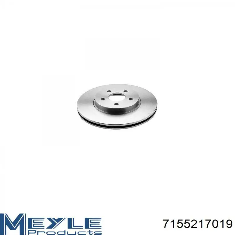 7155217019 Meyle Диск тормозной передний