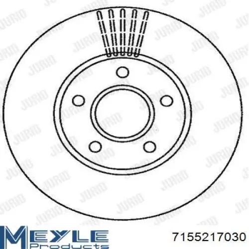 Передний тормозной диск Ford 4367104