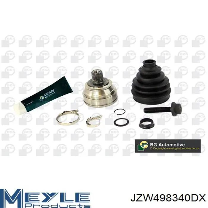 ШРУС наружный передний JZW498340DX Meyle