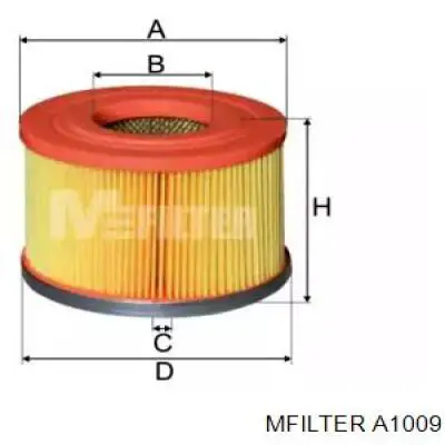 Воздушный фильтр A1009 Mfilter