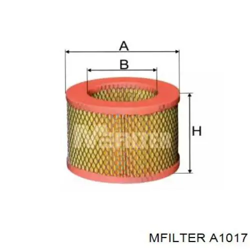 Воздушный фильтр A1017 Mfilter