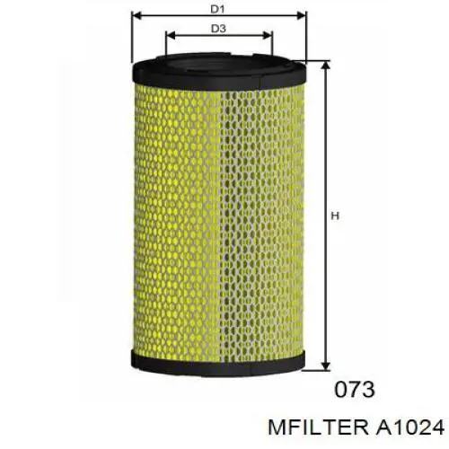 Воздушный фильтр 1063969 Caterpillar