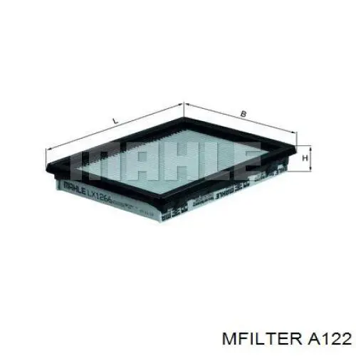 Элемент воздушного фильтра Mfilter A122 цена, от 4.21 USD