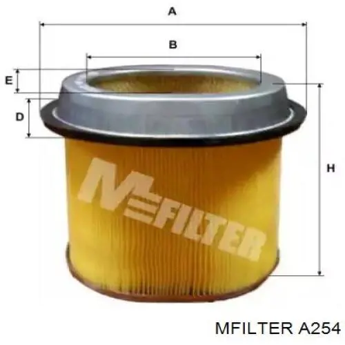 A 254 Mfilter воздушный фильтр