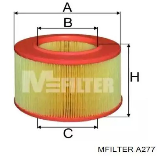 A277 Mfilter воздушный фильтр