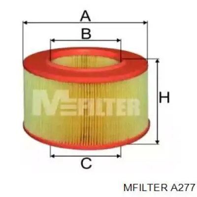 Купить A277 Mfilter Автомобильный фильтр воздуха