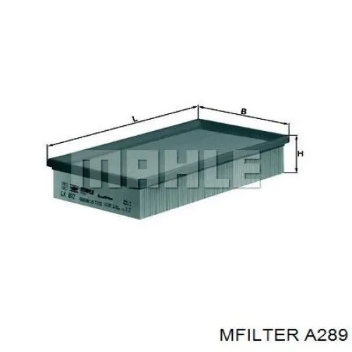 Элемент воздушного фильтра Mfilter A289 цена, от 4.15 USD
