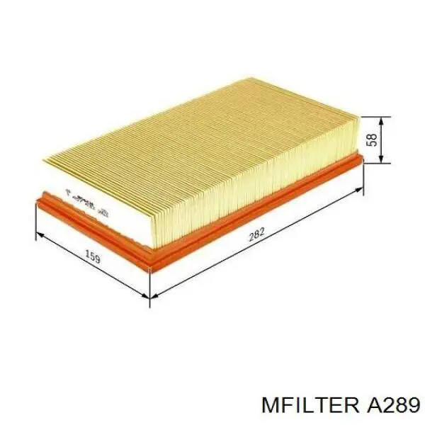 Купить A289 Mfilter Автомобильный фильтр воздуха