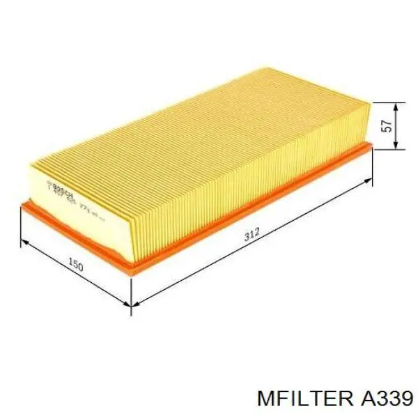 Воздушный фильтр A339 Mfilter