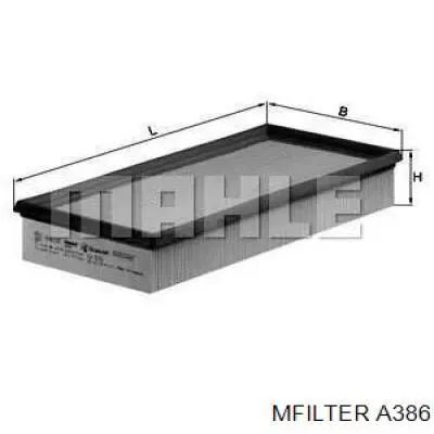 Купить A386 Mfilter Автомобильный фильтр воздуха
