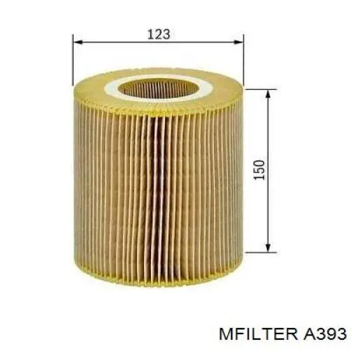 A 393 Mfilter воздушный фильтр