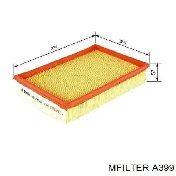 Купить A399 Mfilter Автомобильный фильтр воздуха