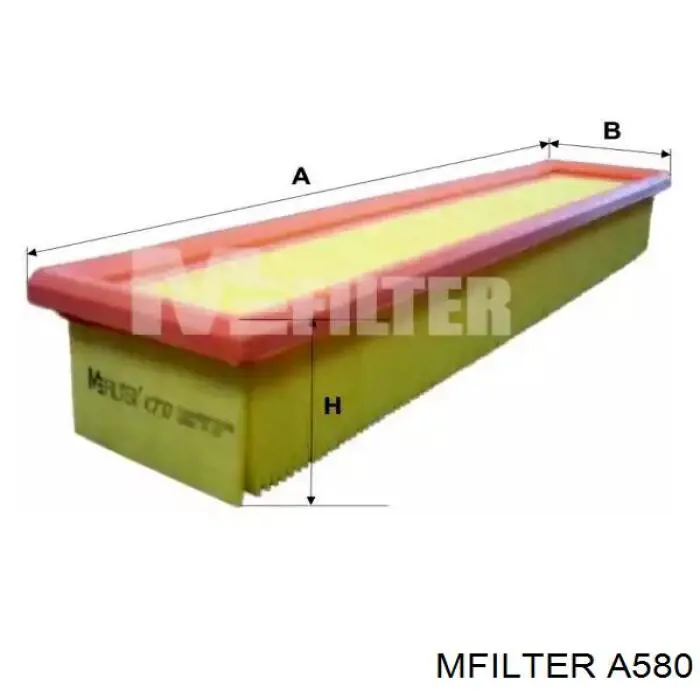 Купить A580 Mfilter Автомобильный фильтр воздуха