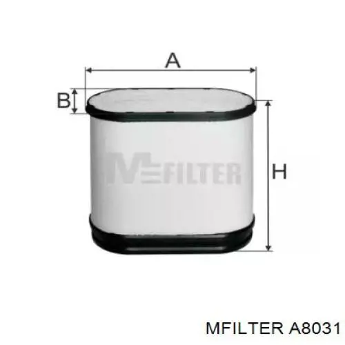 A 8031 Mfilter воздушный фильтр